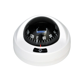 Riviera kompas ARIES - hvid med hvid kompas rose 12V lys
