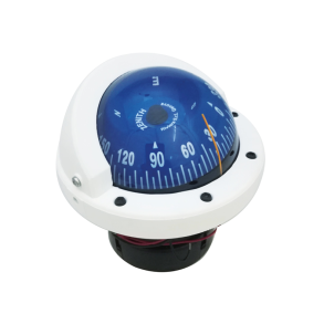 Riviera kompas ZENITH BZ1 SLIM 80mm nedbygning, hvid