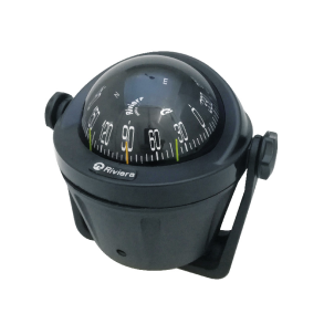 Riviera bjle kompas ARTICA BA2, 70mm, sort, frontaflst