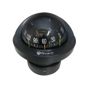 Riviera kompas ARTICA BA1 SLIM, 70mm, nedbygning sort