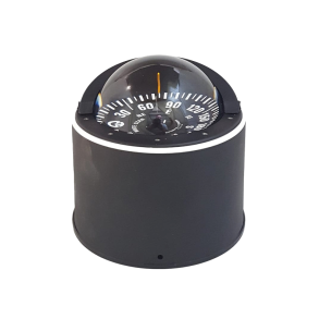Riviera kompas WHITE STAR BW4 - 130mm, piedestal, sort