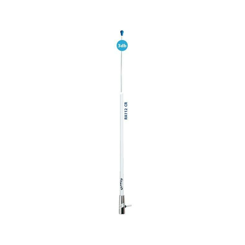 Glomex VHF antenne RA1206CR L-240cm med kabel og PL259 stik