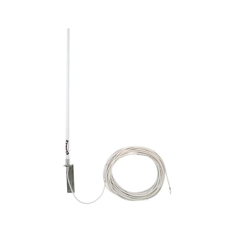 Glomex Vhf Antenne 1,5m Med 18m Kabel & Beslag