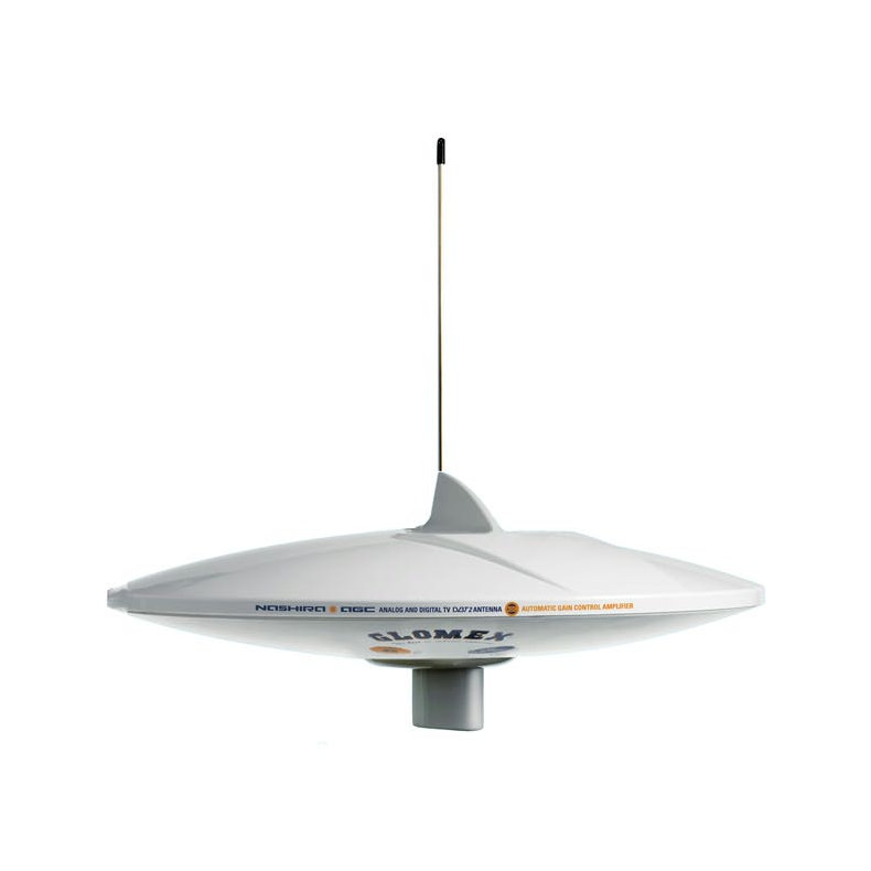 Glomex V9112AGCU/DAB TV antenne med DAB 37cm, 20m kabel 2tv