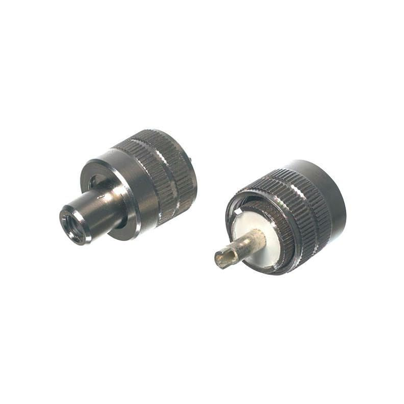 VHF stik PL259 Han til 6mm kabel (RG58) - lodning