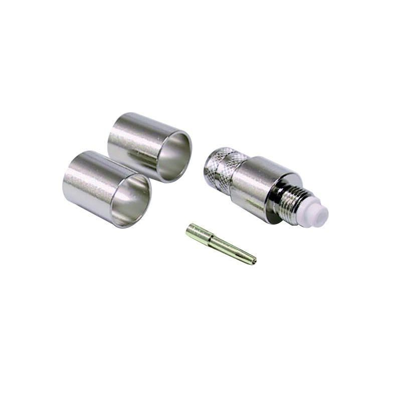 Stik FME hun til 10mm kabel (RG213) til crimpning