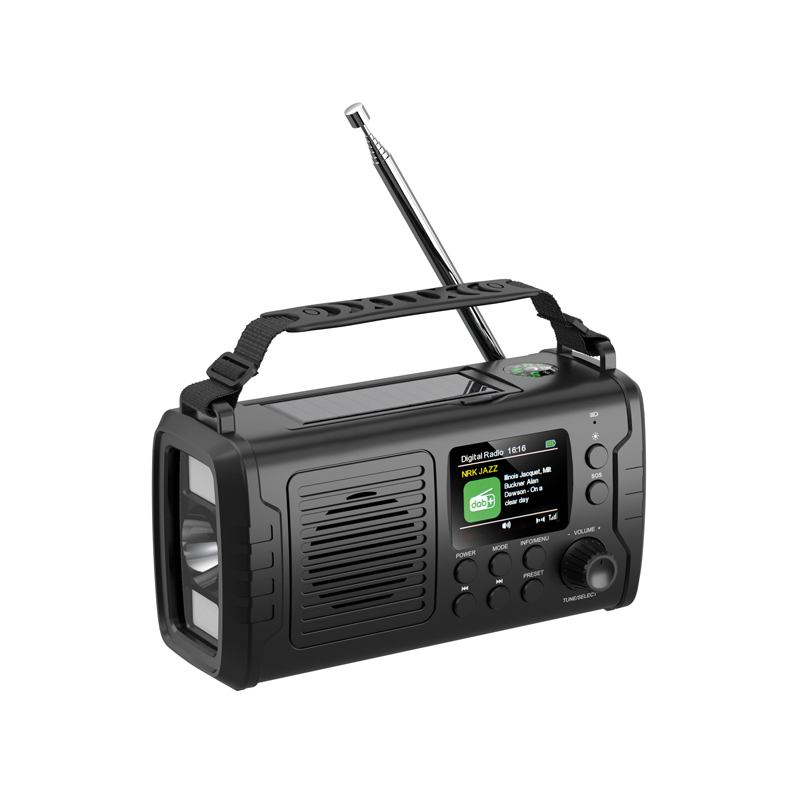 1852 n�dradio med DAB+ & FM og solcelle