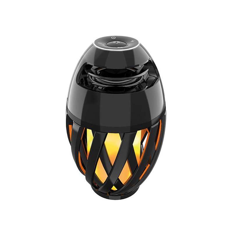 Bordlampe med flamme effekt & bluetooth hjtaler