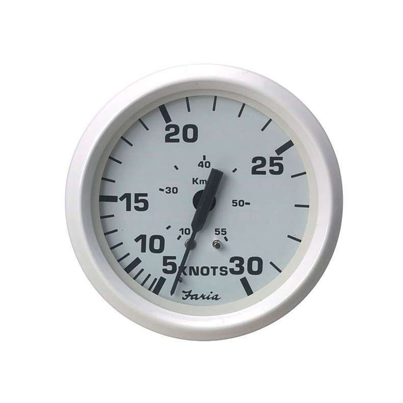 Faria tryklog 30 knob  85 - spunsilver