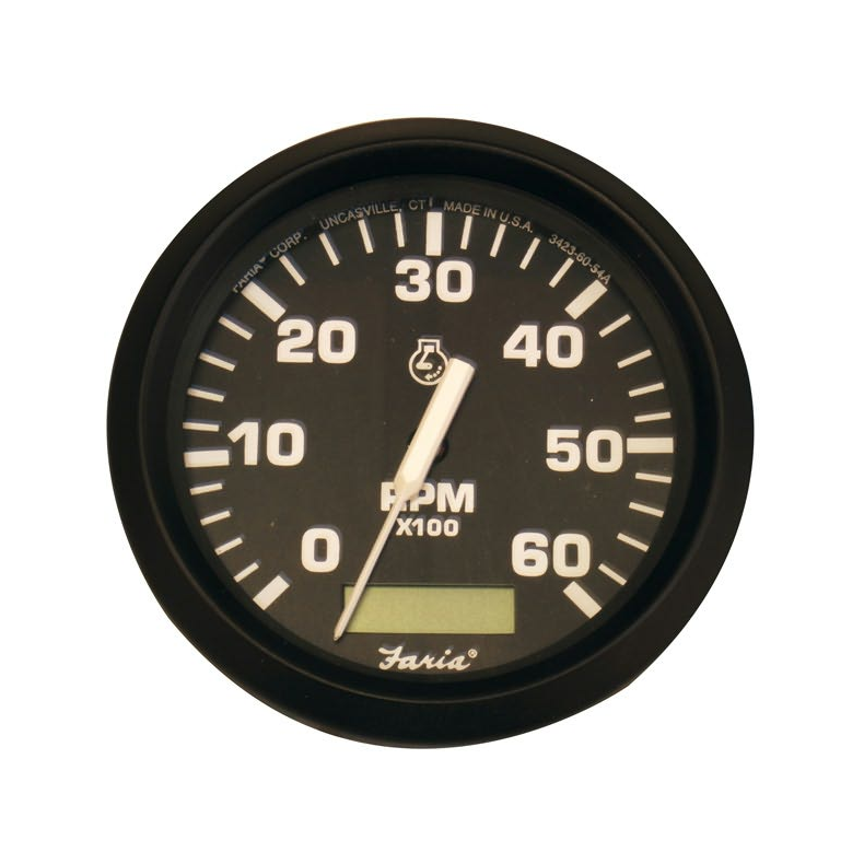 Faria omd.tller 6000 omd. m/timetller 85 - euro black