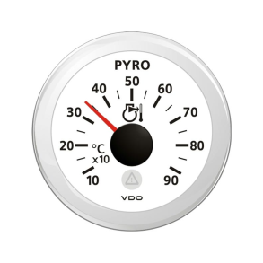 Vdo udstdnings temp. hvid 52mm