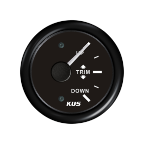 Kus trimindikator, sort 0-190ohm, 12/24v