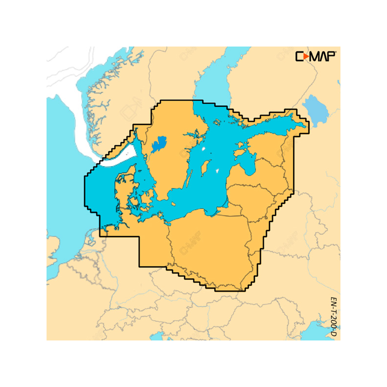 C-Map Discover X, Skagerak Kattegat & Baltic Sea T-200-D