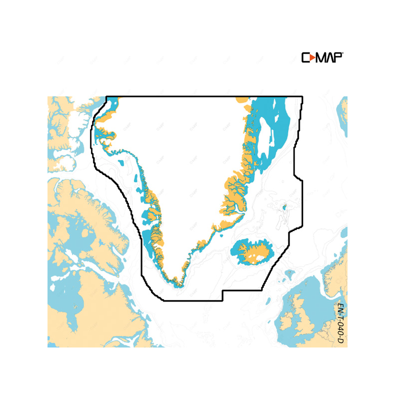 C-Map Discover X, Grnland "kun ved kb af plotter"
