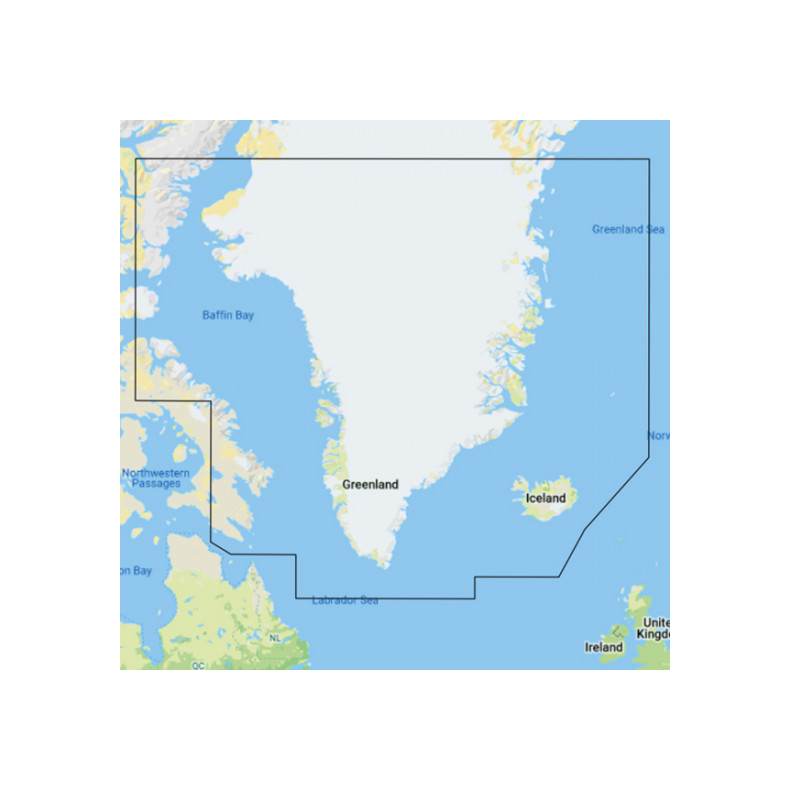 C-Map Y040 Discover, Grnland "kun ved kb af plotter"