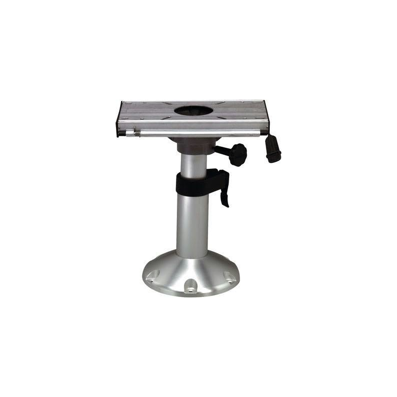 Stolkonsol 35-47cm med svirvel & glideskinne base 23cm