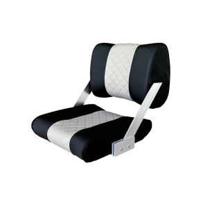 ESM styrestol ST45 Lux sort med lyse gr bredde 42cm