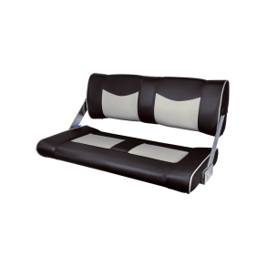 ESM ST90 Dobbelt sofa Lux sort med lysegr, bredde 90 cm