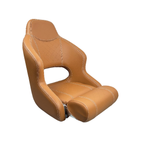 ESM H52 deluxe sport flip up stol Cognac farvet