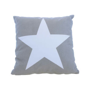 Pude model stor stjerne gr 40cm 100% bomuld