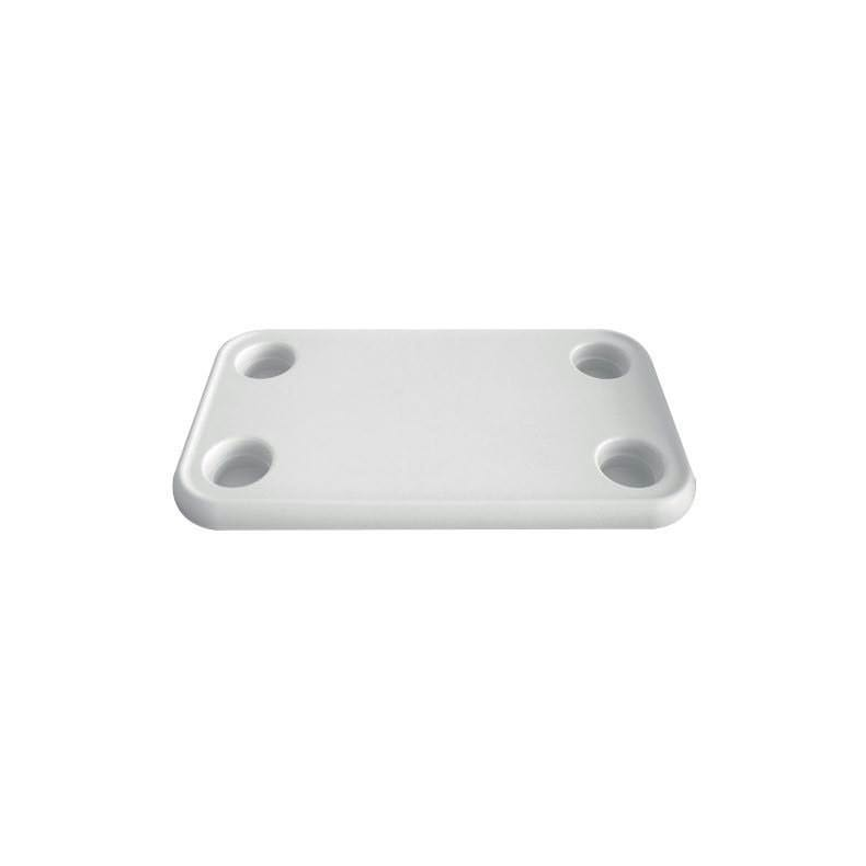 Bord rektangel hvid abs