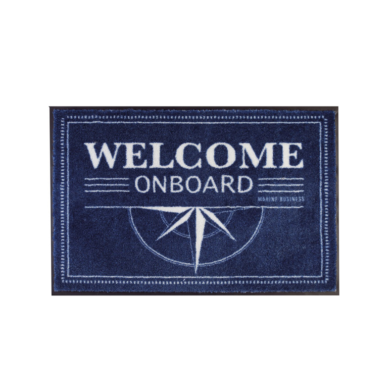 MB Welcome m�tte MB bl� m�tte Welcome 75x50 cm