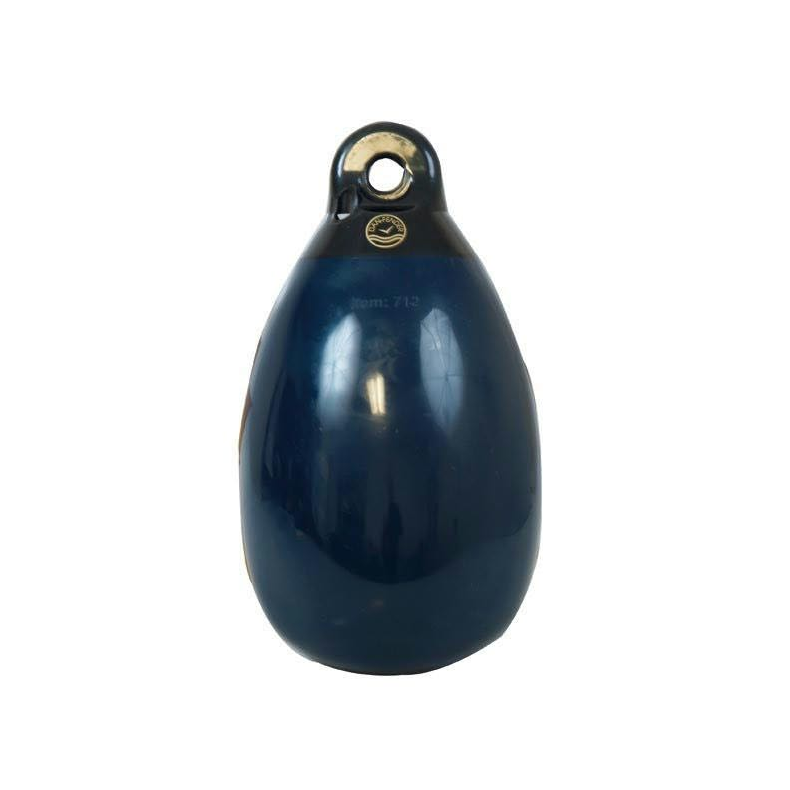 Dan-Fender Single-eye fender hvid Dan-Fender 712 single je marinebl med sort top