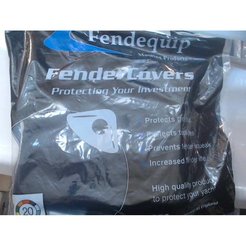 Fenderovertrk til Dan-fender, navy Fenderovertrk 8x22 dan hill 63,5x20cm navy 2stk