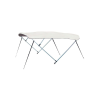 Bimini top 3-arm alu. rr 25mm hvid l180 b210-220 h140cm (pa1152969)