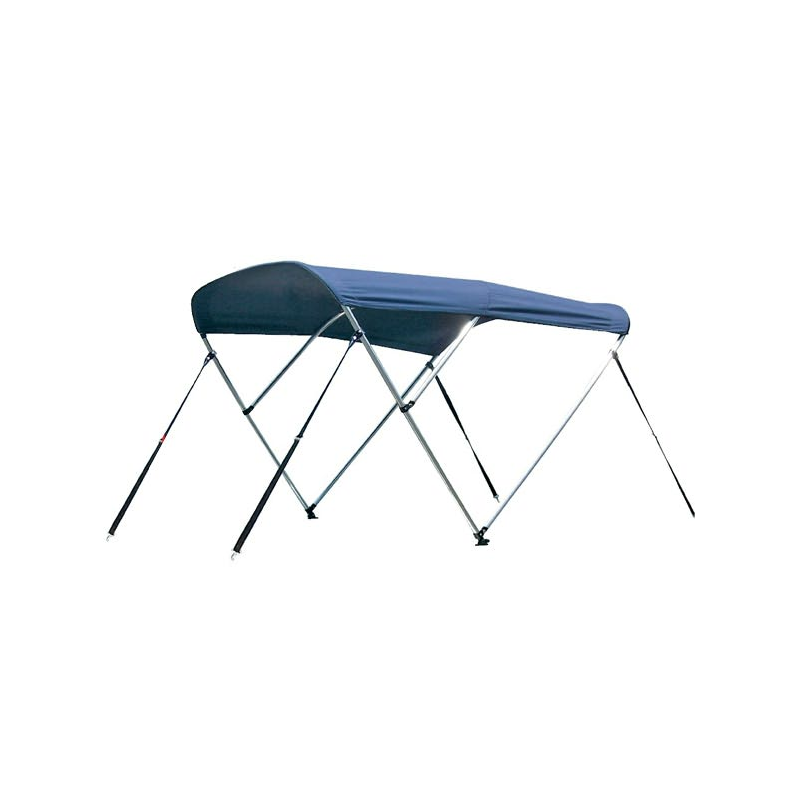 Bimini top - Navy Bimini top 3-arm alu rr 25mm bl L180 B160-170 H110cm