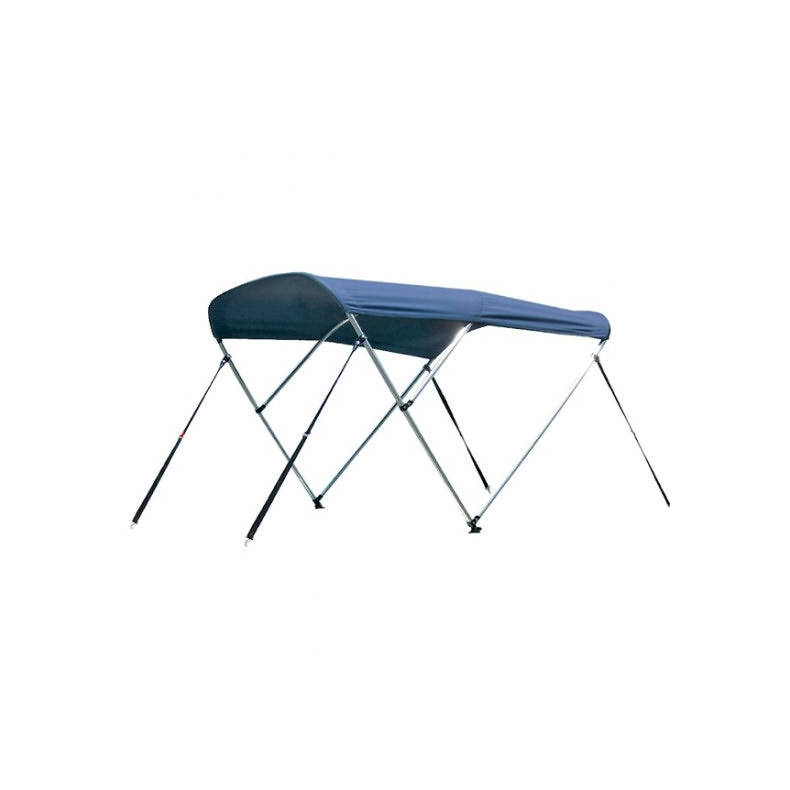 Bimini top - Navy Bimini top 3-arm alu rr 25mm bl L180 B210-220 H110cm