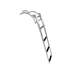 Badestige til gummibd med 4 teleskop trin l-119/40cm b-29cm