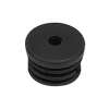 Endeprop indvendig, sort PVC til rr 38mm, 4 stk.