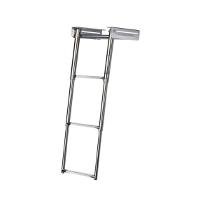 Badestige 3 trin i kassette bred, monteres under bdplatfrom