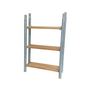 Forl�nger til brostige, 3 trin varmgalvaniseret st�l