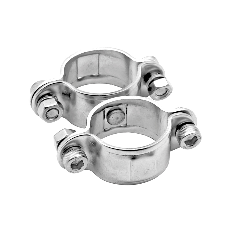 Monteringsbeslag med svirvel  i AISI 316 stl Monteringsbeslag med svirvel til 25/25mm i AISI 316 stl