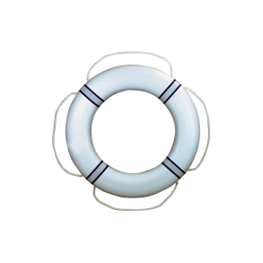 Redningskrans hvid med refleks rd FP380 uden kasteline