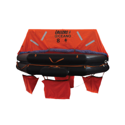 Lalizas Solas redningsflde Pack B 8 personer rund container