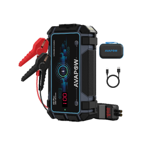 Avapow A9 Plus jump starter 12V, 2000Amp leveres med taske
