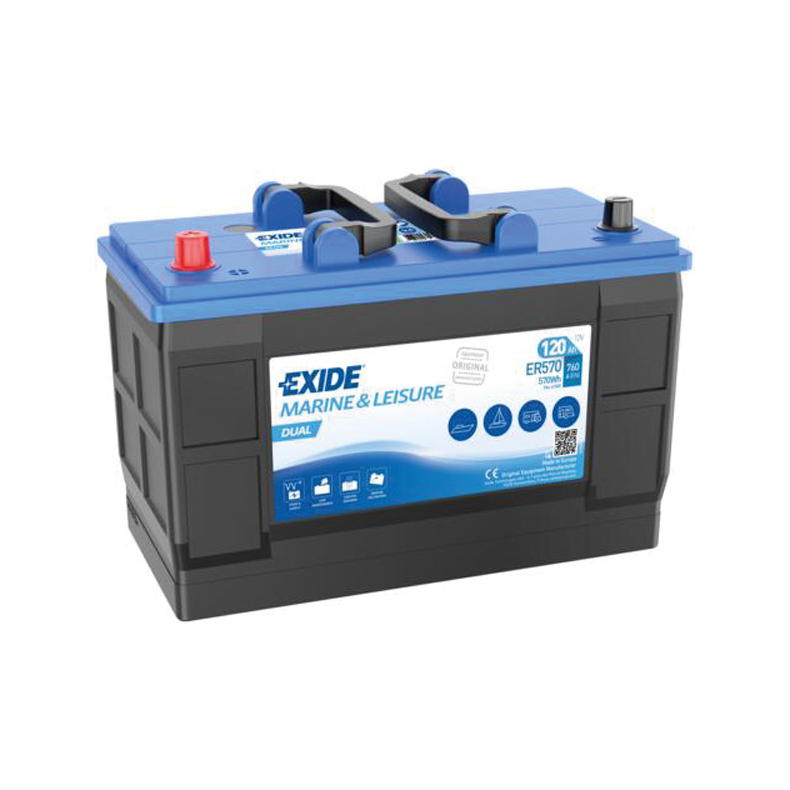 Exide Batteri Nautilus 120Ah dual