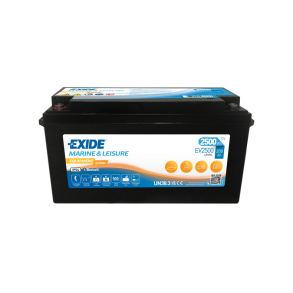 Exide EV2500 lithium batteri 200A