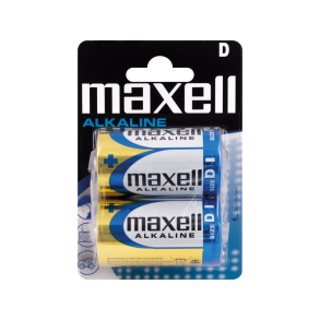 Maxell Alkaline D / LR20 batterier - 2stk