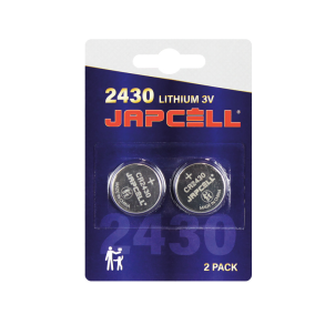 Japcell CR2430 3V lithium batteri 2 stk