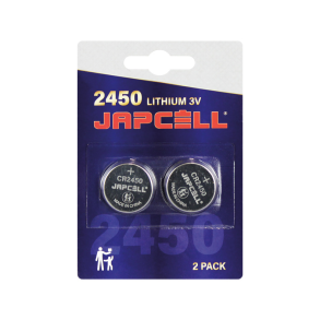 Japcell CR2450 3V lithium batteri 2 stk