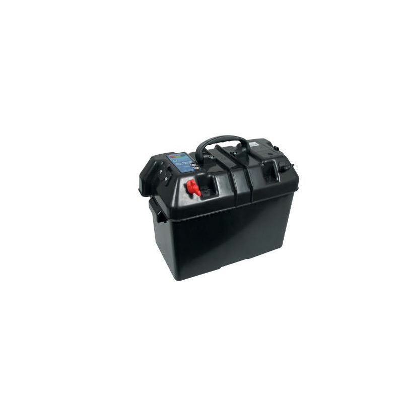 Batteriboks delux med hndtag til max 60Amp forbrug