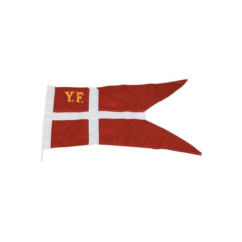 Yachtflag 1852 yachtflag 105 x 200cm syet & med Ø3mm 25cm snor