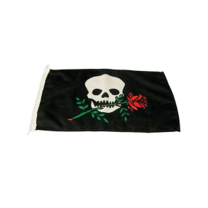 1852 Humr-flag pirat/rose 30x45cm