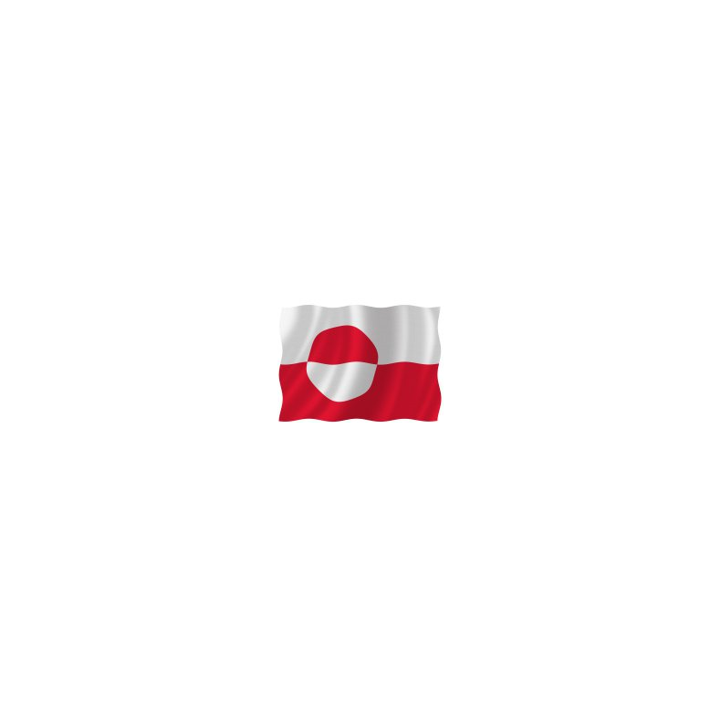 Adel flag grnland syet Adela flag grnland 90cm syet