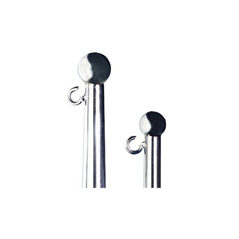 Flagspil AISI 316 med click montering Flagspil AISI 316 med click montering L-900mm 25mm