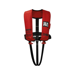 Seapro 220n solas vest red med harness